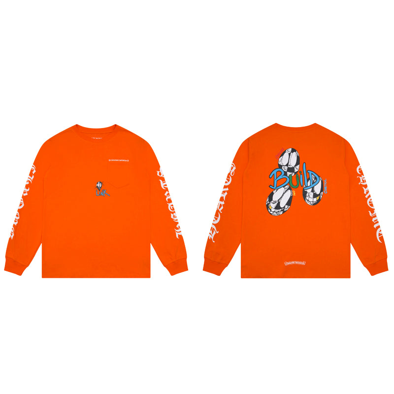 Men's Long-Sleeve T-shirt Sweatshirt K8012
